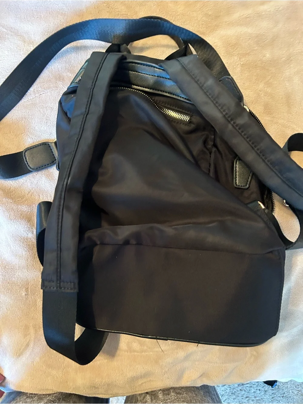 Black Quilted Women's Backpack - Stylish Everyday Bag